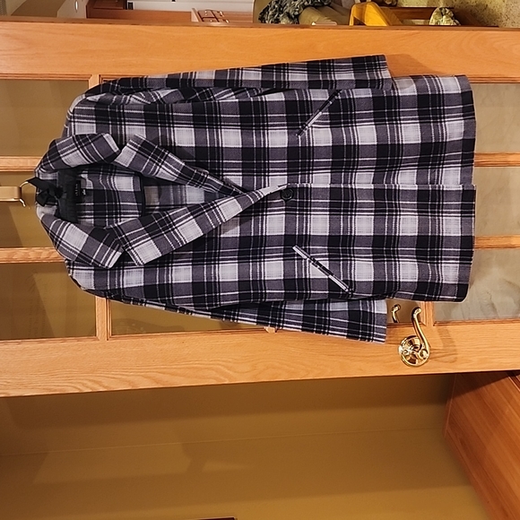 A.N.A Long Flannel Blazer - Picture 3 of 4